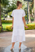 Kleid Weiß 23F-831 C FRESH COTTON